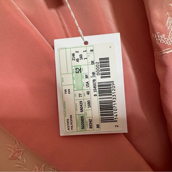 Vintage new Gianfranco Ferre Pink Embroidered Women's Jacket. Made in Italy. - Picture 4 of 10